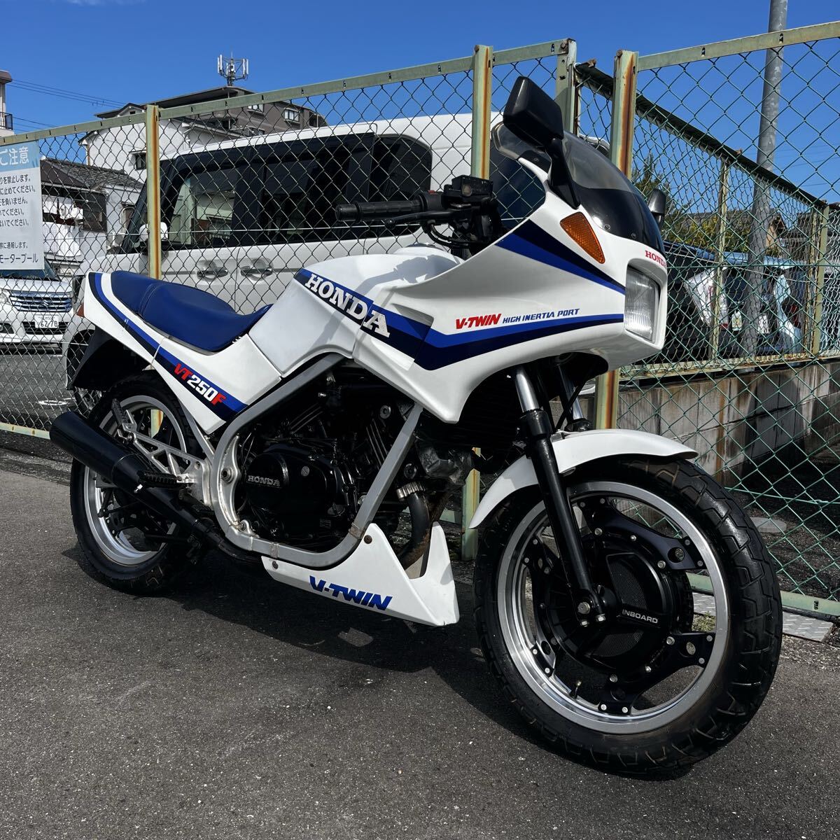 ホンダ VT250FE 純正オプション アンダーカウル 取り付けステー付き