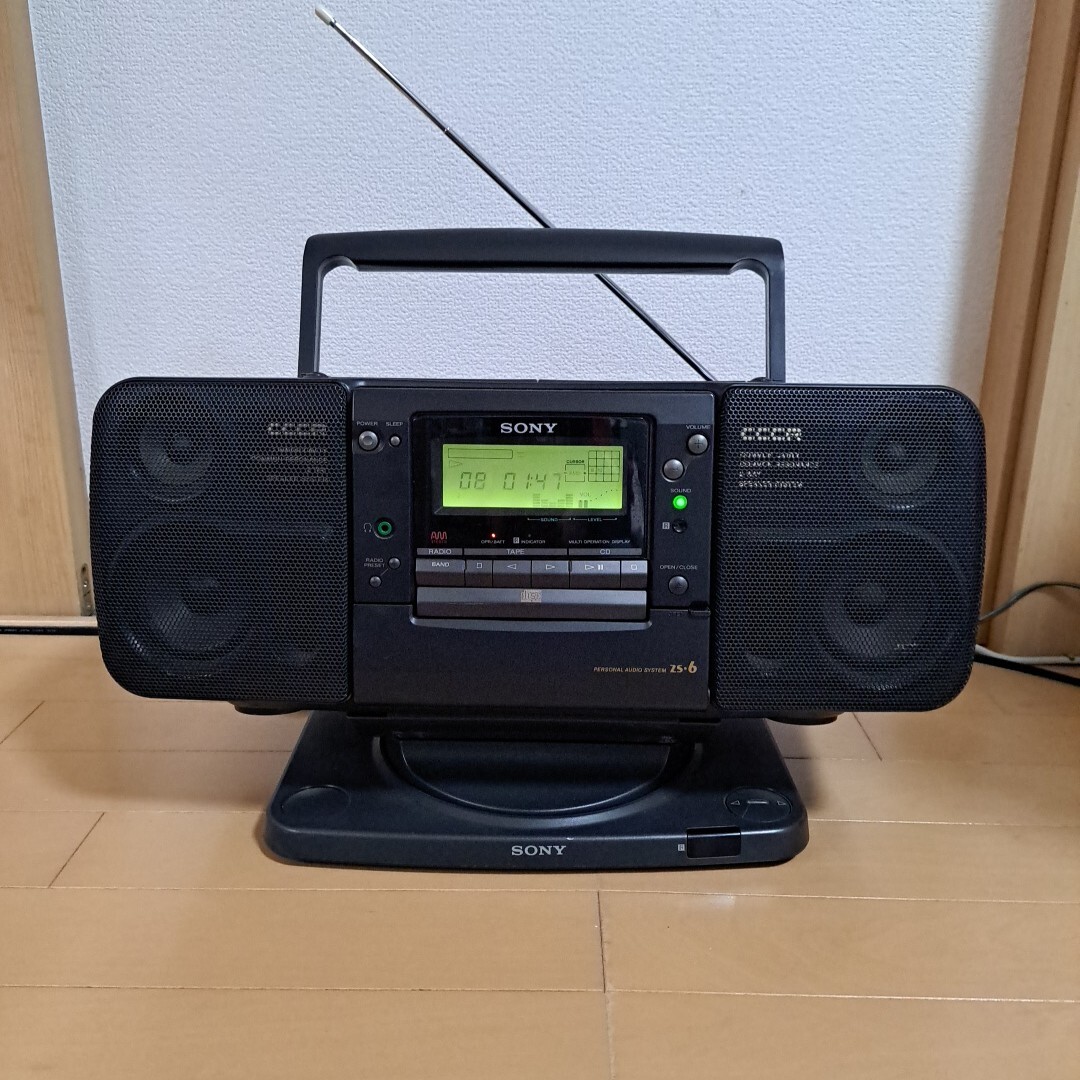 中古】【美品】sony/ソニー☆ソナホーク ZS-7 CDラジカセ☆リモコン