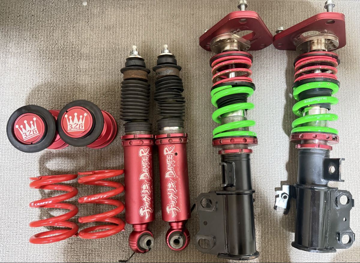 傷や汚れあり】326power チャクリキDAMPER 車高調レンチ チャクリキ