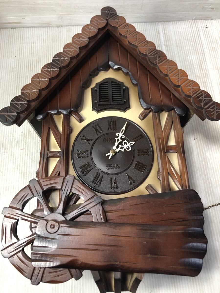 SEIKO セイコー 鳩時計 壁掛け時計 ハト時計 クォーツ BIRDIE PB326B
