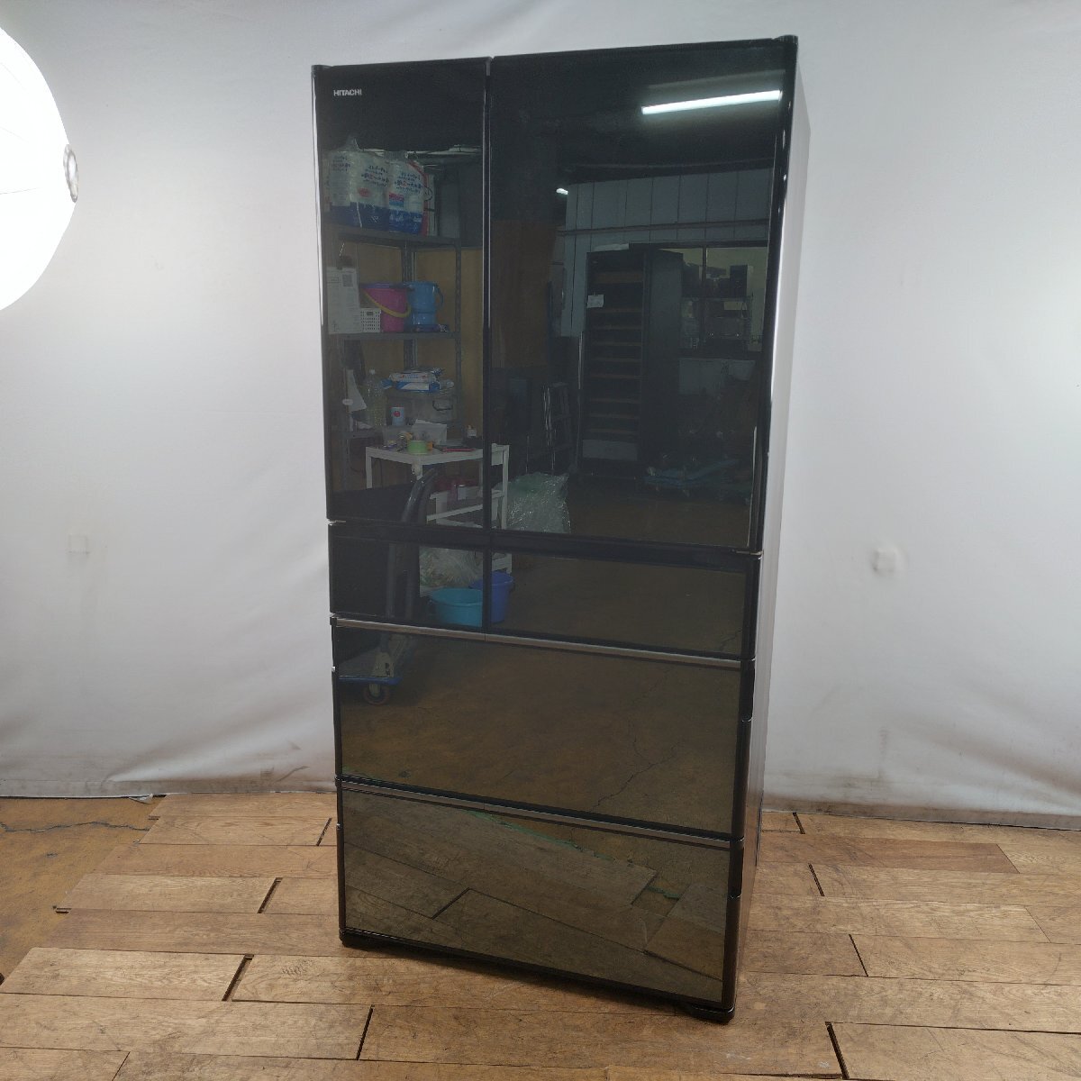 最新の日立 6ドア 大容量『735L』冷蔵庫 R-WX74K(X) クリスタルミラー