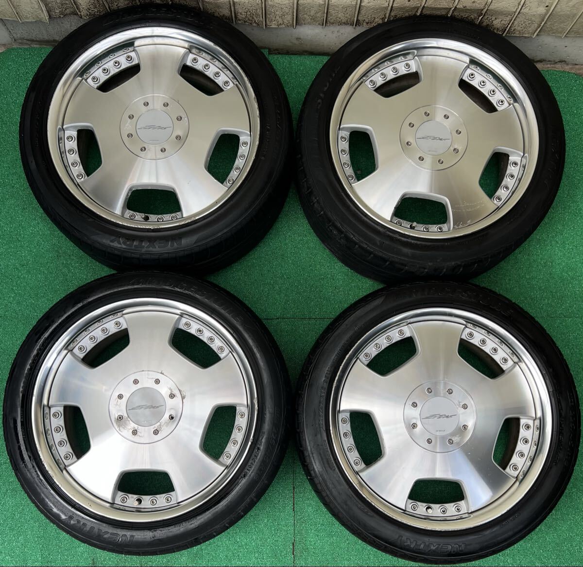 最終価格】 希少 廃番 深リム WORK Euroline ワーク ユーロライン 18