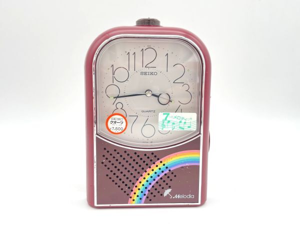 SEIKO/セイコー/メロディア/置時計/目覚まし時計/レトロの落札情報詳細