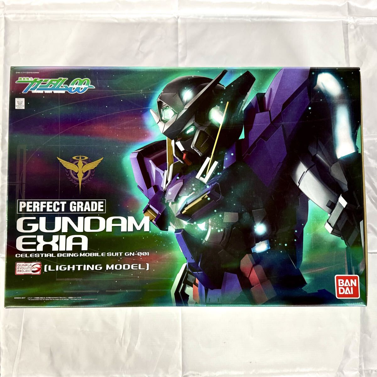 HG 1/144ガンダムエクシア 完成品 全塗装 ウェザリング処理 【ジャンク