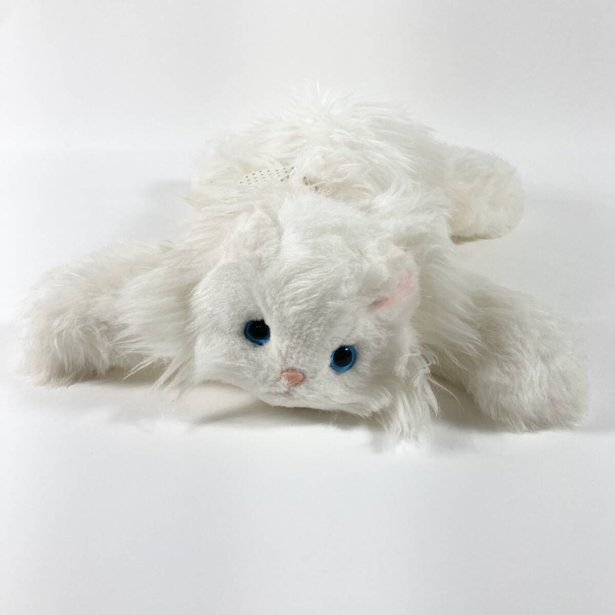 中古】即決☆レア オオイケ ペルシャ猫 ぬいぐるみ ボビー 白い猫 OIKE