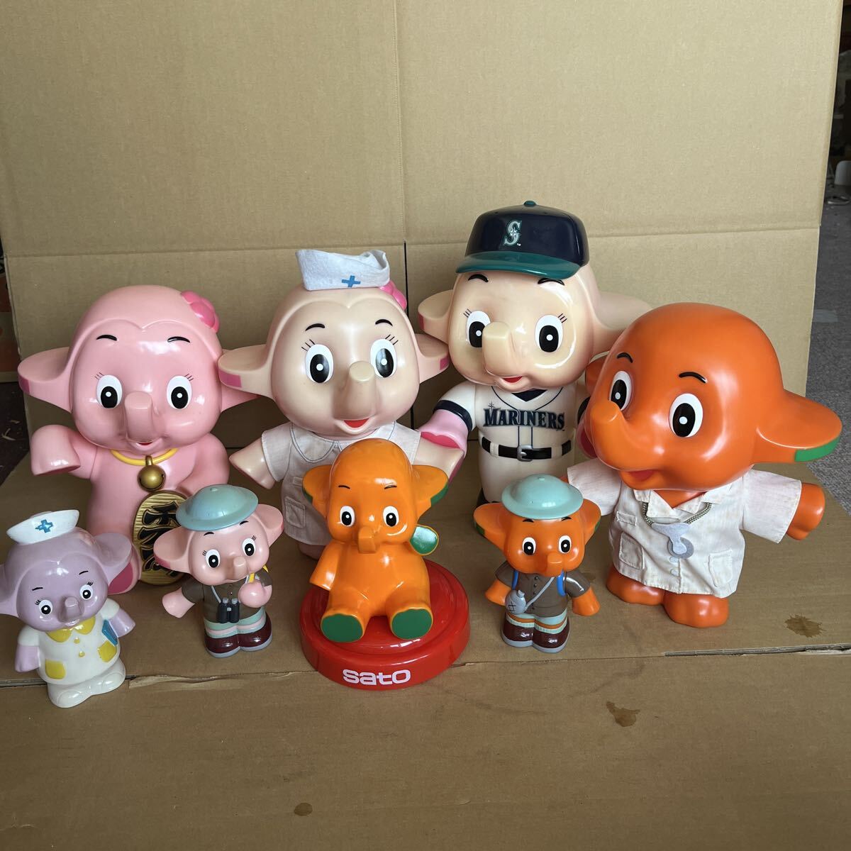 中古】サトちゃんムーバー 電動遊具 店頭用 佐藤製薬 専用コイン付 鍵