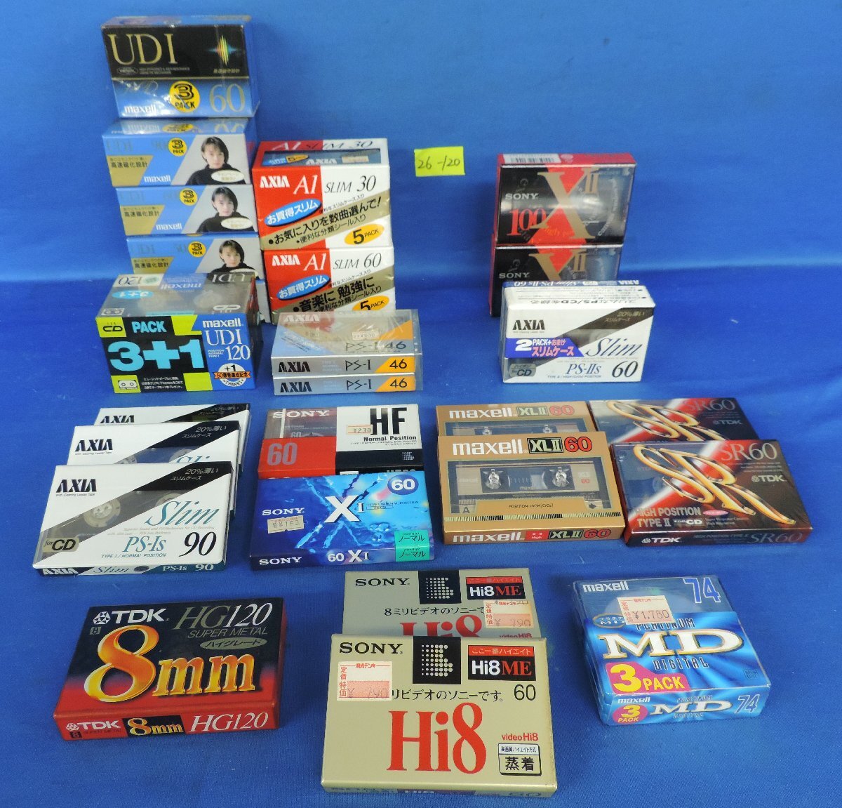 VHS ビデオテープ 中古10本 重ね撮り、再録画、防犯カメラ用などに