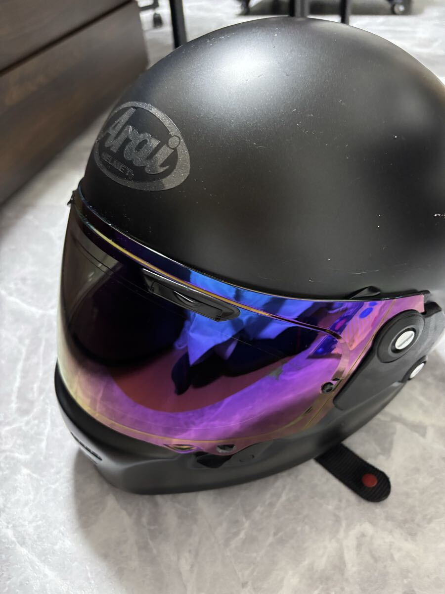 Arai Goth Tracker II 57-58cm スタウト・カラー 内装一新 スモーク