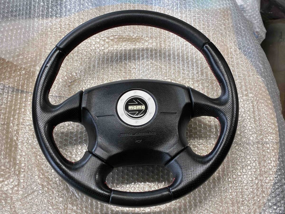 STI NARDI ナルディ レザー ステアリング ハンドル 36.5 パイ