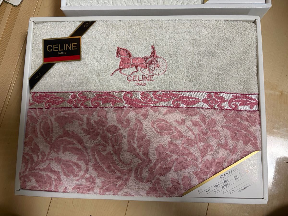 新品】CELINE セリーヌ タオルケット140×190cmの落札情報詳細 - Yahoo