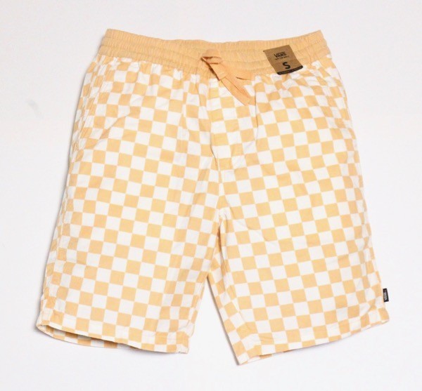 新品 Usa購入 正規新品 Vans バンズ S チェッカー ショーツ ハーフパンツ Range Checker Shorts 白 オレンジ 8e66 の落札情報詳細 ヤフオク落札価格情報 オークフリー スマートフォン版