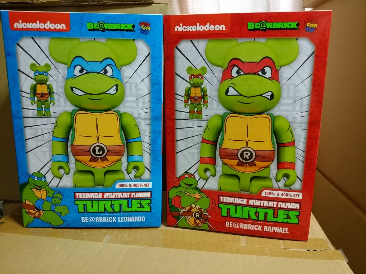 BE@RBRICK ミケランジェロ & ドナテロ セット