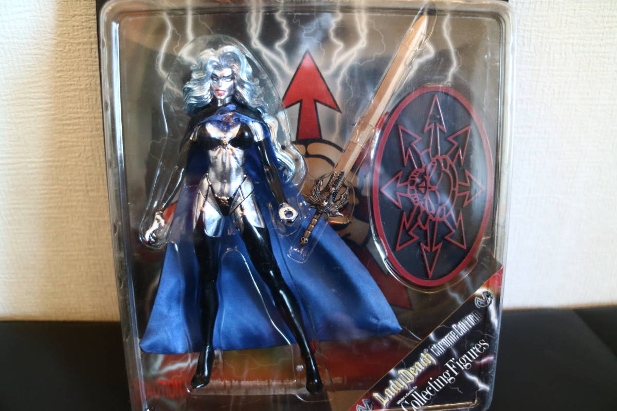 新品 Lady Death レディデス Chrome Edition クロムエディション Brian Pulido S Chaos Comics Moore ムーア アクション フィギュア 激レア の落札情報詳細 ヤフオク落札価格情報 オークフリー スマートフォン版