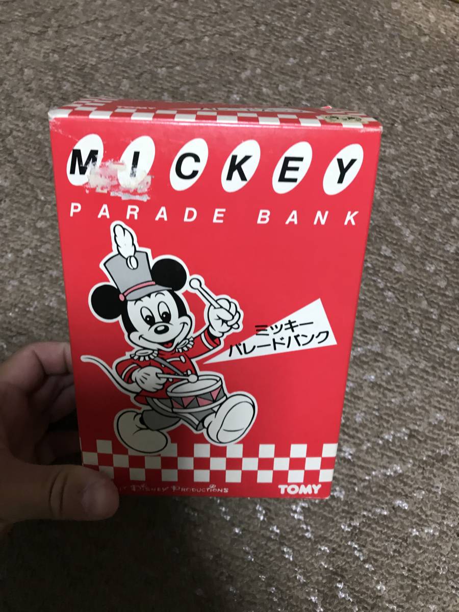 展示品 昭和 レトロ ミッキー ディズニー Disney パレードバンク 貯金 