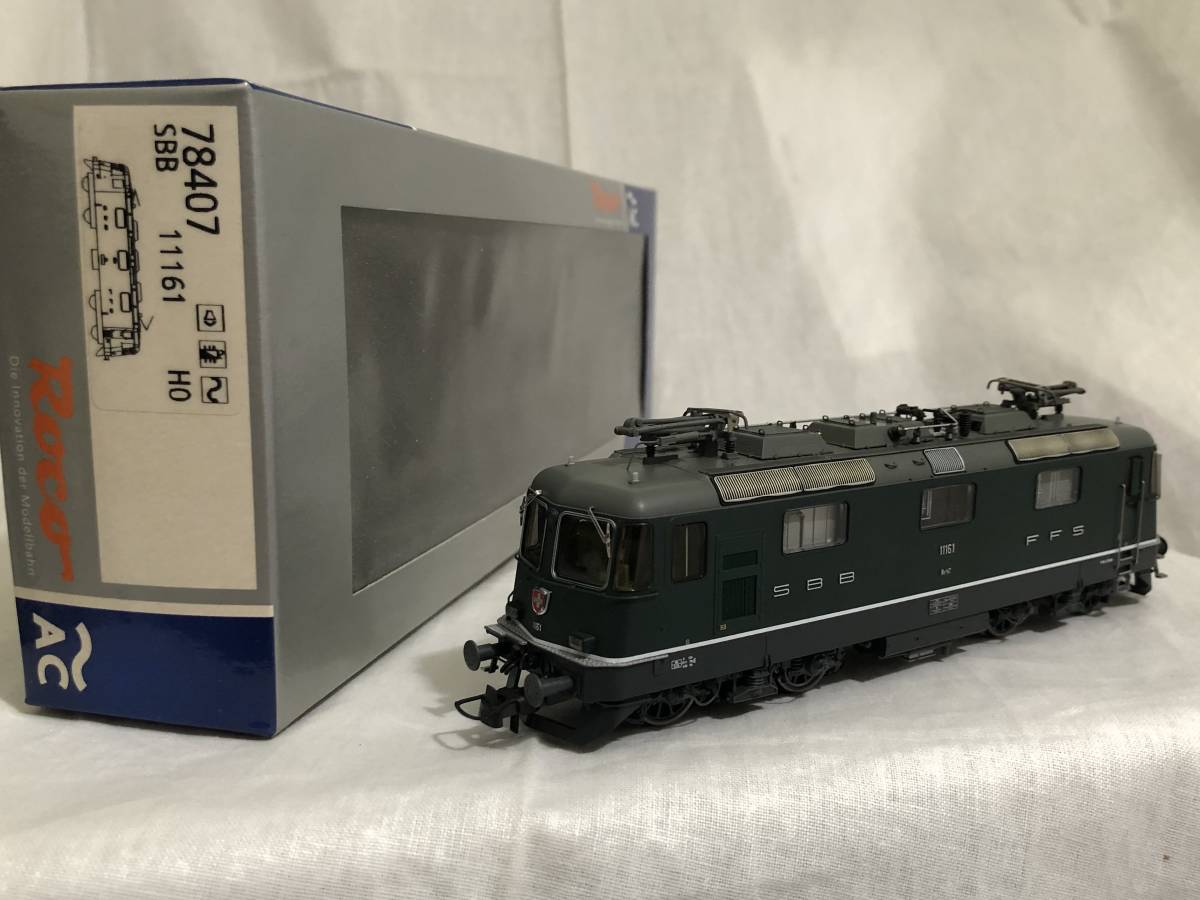 新品】Roco 78407 スイス連邦鉄道 SBB Re 4/4 Ⅱ grun 電気機関車 フル