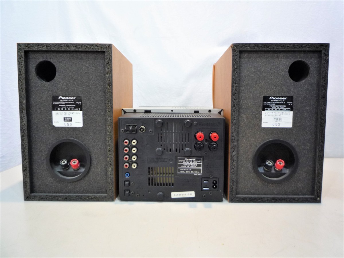 ◇[中古]Pioneer パイオニア 3CDチェンジャー＆MDコンポ XR-RS7