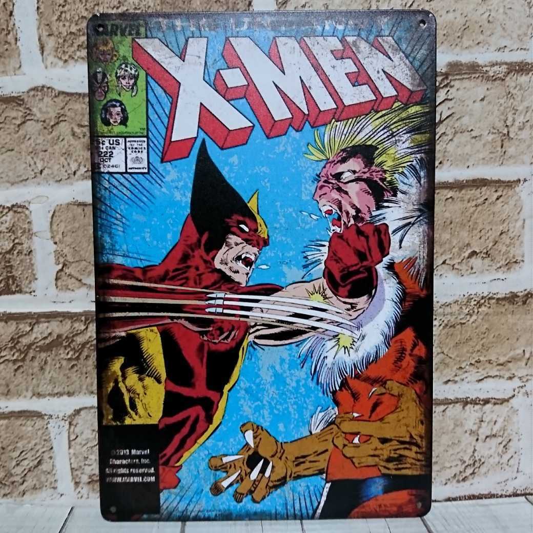 新品 新品 ブリキ看板 インテリア アメリカン雑貨 ポスター X Men エックスメン ウルヴァリン セイバートゥース アメコミ ヒーロー 部屋 店 Kou の落札情報詳細 ヤフオク落札価格情報 オークフリー スマートフォン版