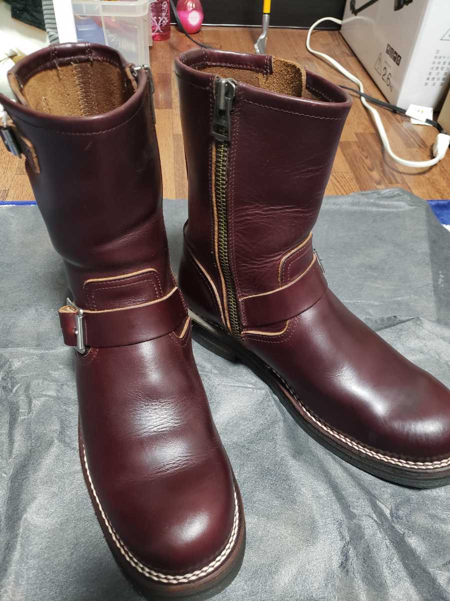 美品 蹴る SLOW WEAR LION 8595H エンジニアブーツ 8E SWL