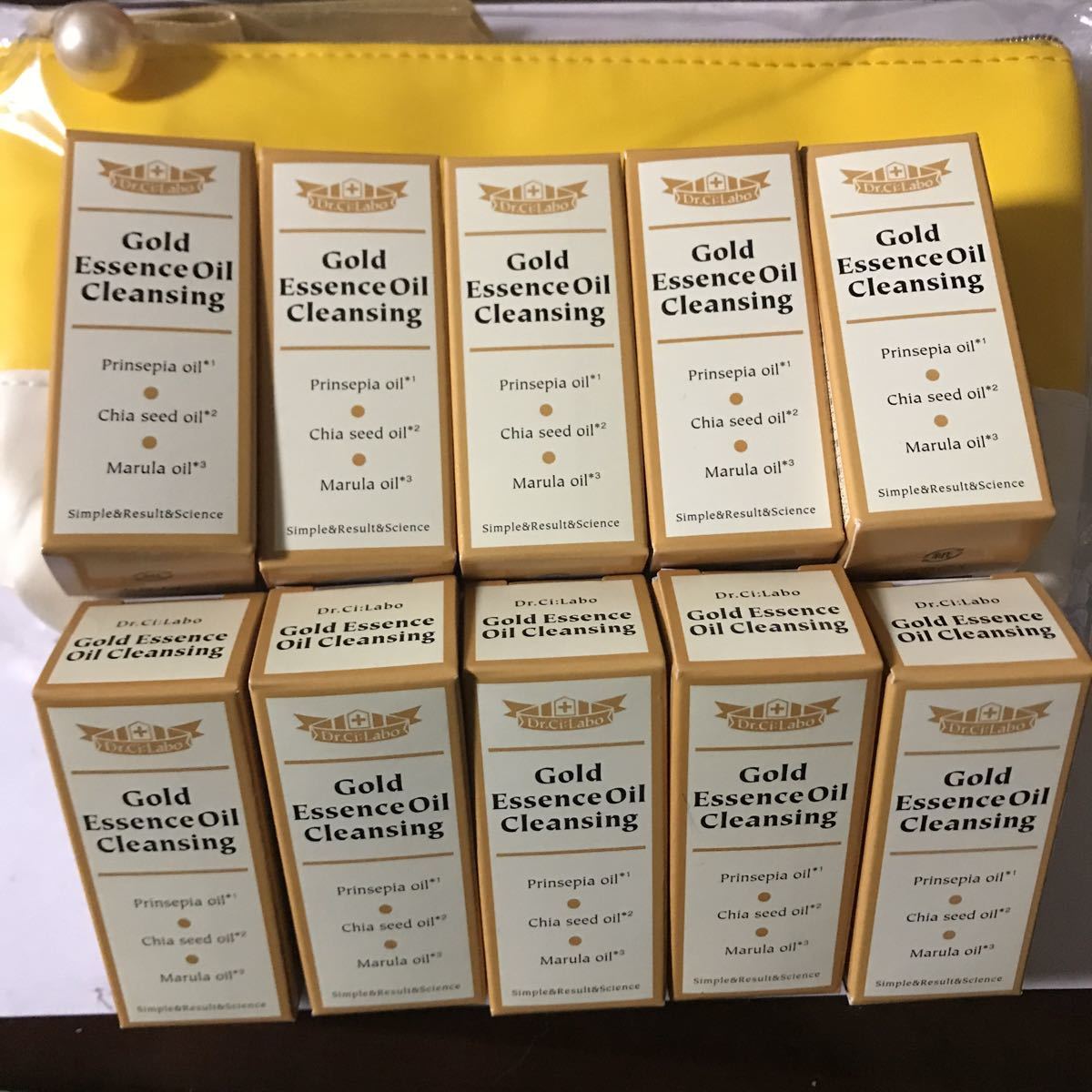 新品 ドクターシーラボ ゴールドエッセンスオイル クレンジング サンプル メイク落とし 洗顔 ｗ洗顔不要 18ml 10 ハッピー エンリッチ ポーチ の落札情報詳細 ヤフオク落札価格情報 オークフリー スマートフォン版