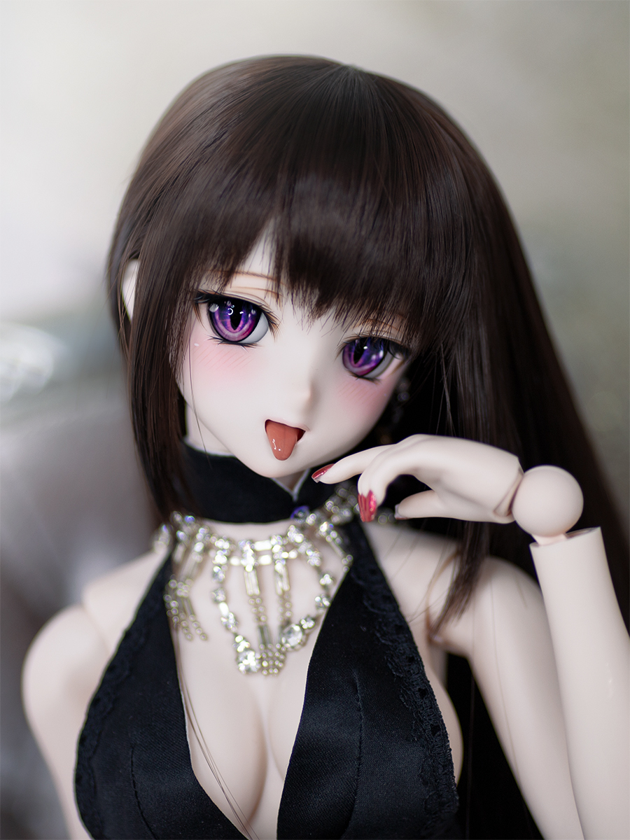 にっくにゃっく*DDH-07 SW肌 カスタムヘッド＋ウィッグ＋