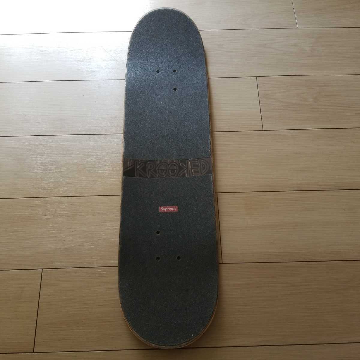 supreme デッキテープ Krooked スケートボード デッキの落札情報詳細