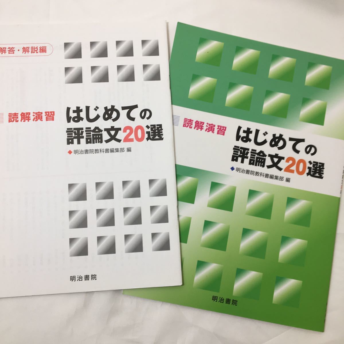 読解演習はじめての評論文20選 明治書院教科書編集部 (編さん) 2007 z