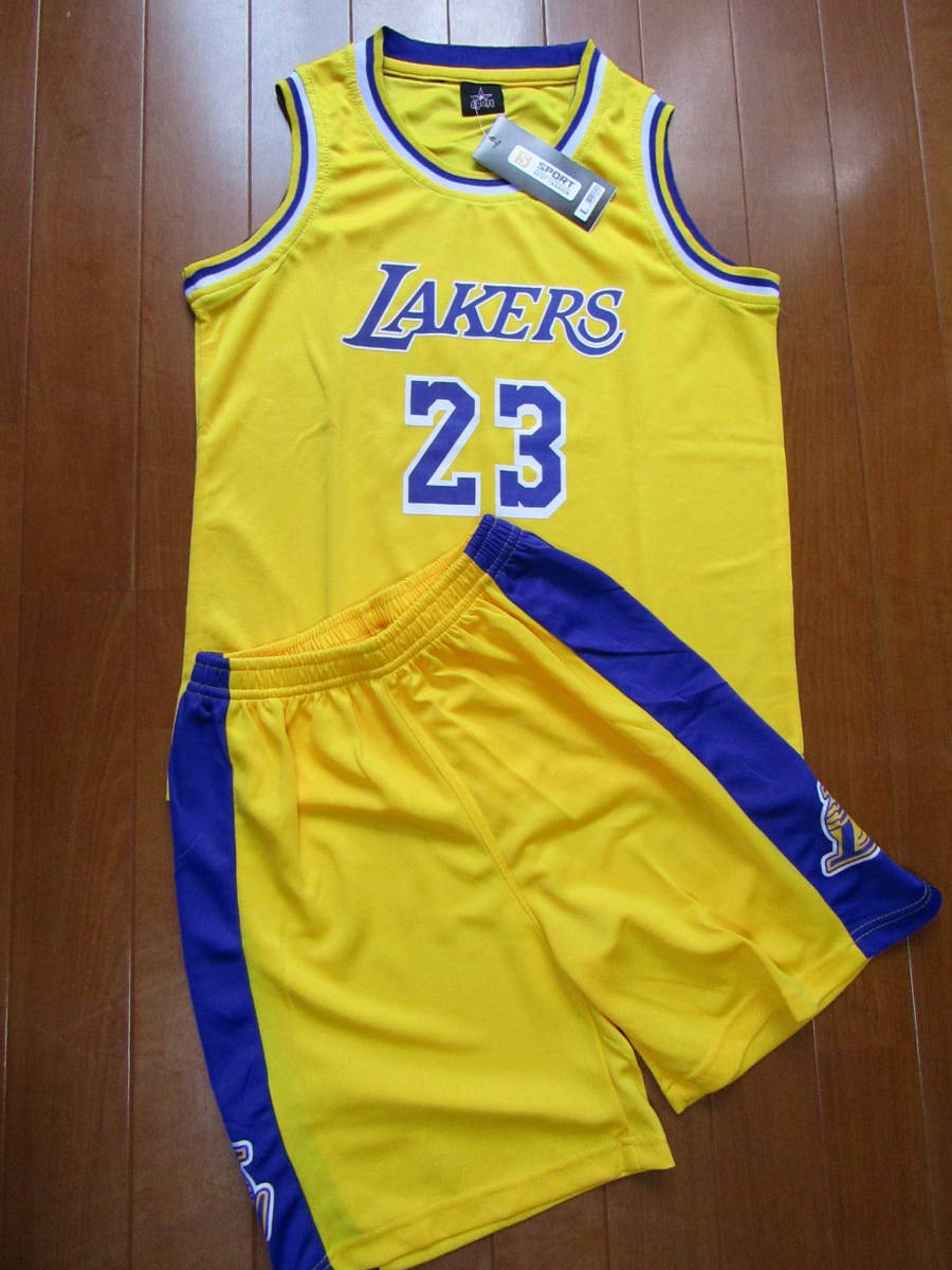 純*様 NBA レイカーズ レブロンジェームズ バスケジャージ