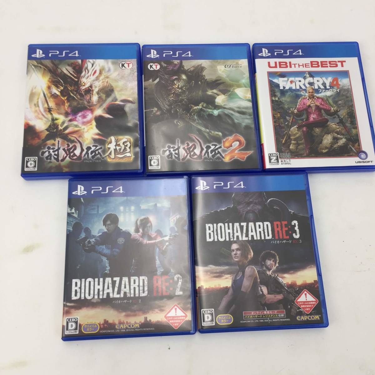 １円 Ps4ソフト5本セット バイオハザードre ２ ３他 中古品 の落札情報詳細 ヤフオク落札価格情報 オークフリー スマートフォン版