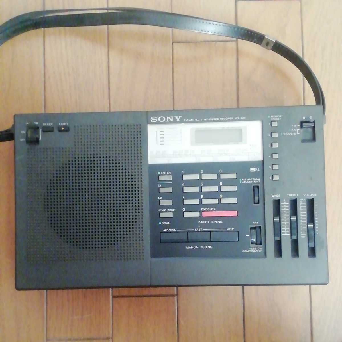 SONY FM AM PLL SYNTHESIZED RECEIVER ICF2001 ラジオ ジャンク の落札情報詳細 ヤフオク落札価格