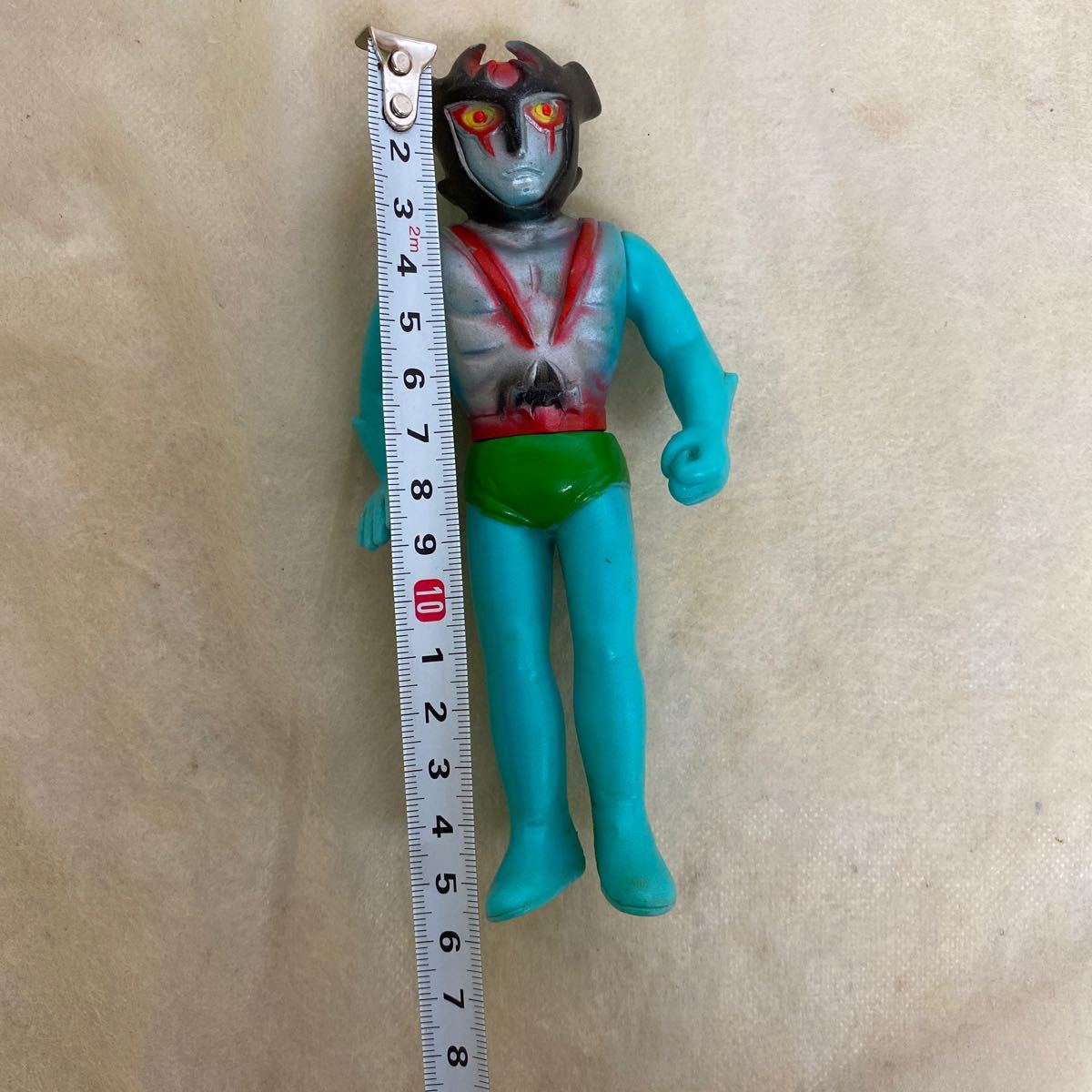 ◇中古 デビルマン ソフビ◇ニセモノ パチ 当時物 人形 昭和レトロ