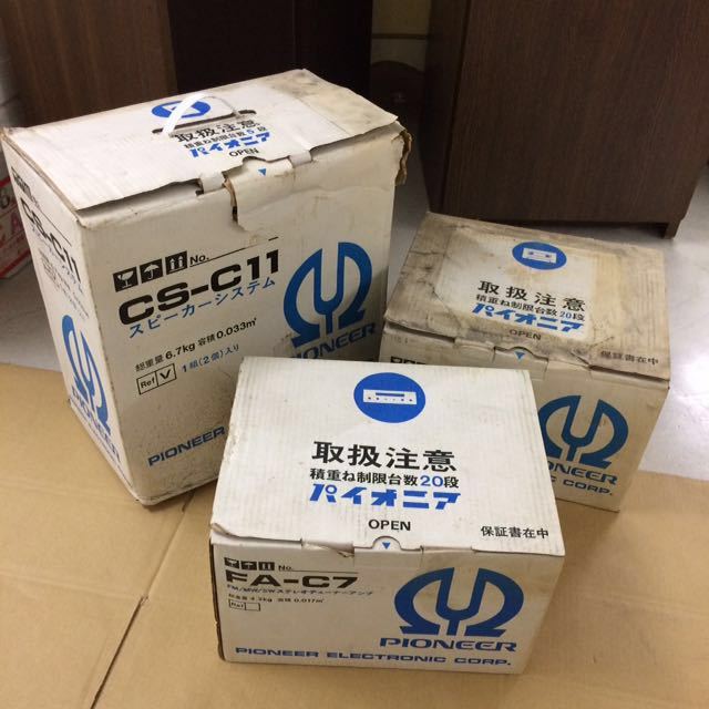 PIONEER スピーカーシステム CS-C11 カセットテープ ラジオ FA-C7