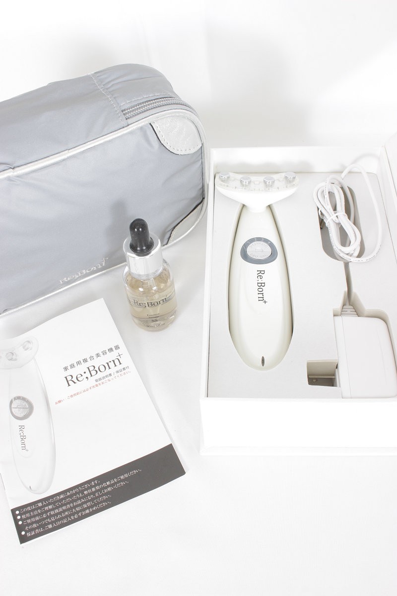 美品 Re Born 多機能美顔器 専用ポーチ 専用美容液 Rbエッセンスセラムss 付き リボーンプラス の落札情報詳細 ヤフオク落札価格情報 オークフリー スマートフォン版