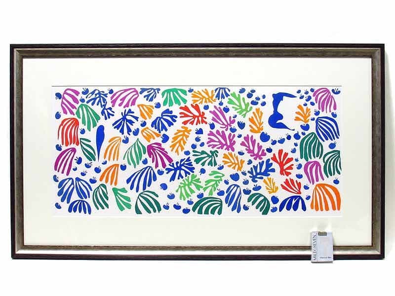 GINZA絵画館】CK1Y8G8 アンリ・マティス リトグラフ版画「インコ