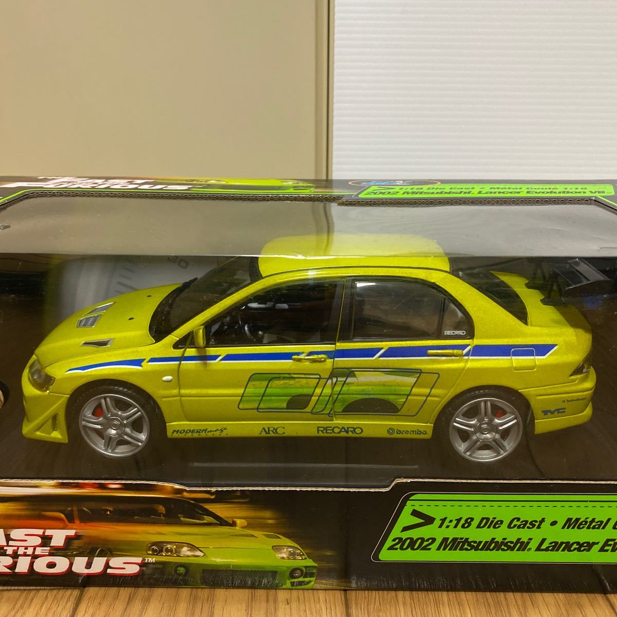 ワイルドスピード 1/18 ランサーエボリューション ランエボ