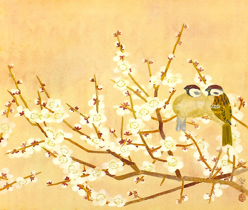 吉岡堅二、奈良の鹿、豪華・希少・大判画集画、新品高級額・額装付 吉岡