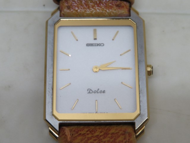 ☆SEIKO 7740-5010 腕時計 フェイスホワイト Dolce クォーツ アナログ