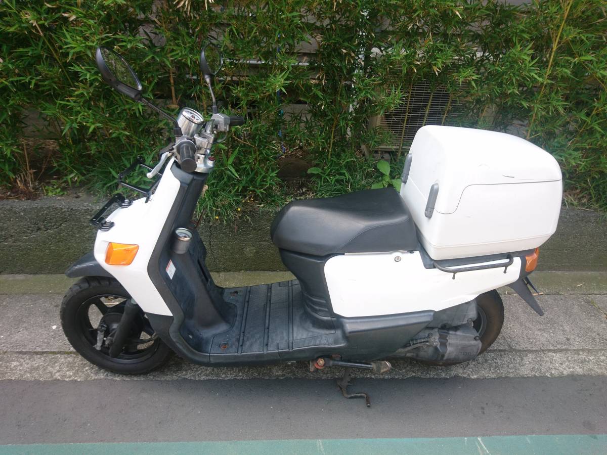 Yamaha Gear C ヤマハ ギア 50cc パワフルな２ストローク リアbox付きですぐに乗れます 配達車にいかがでしょうか の落札情報詳細 ヤフオク落札価格情報 オークフリー スマートフォン版