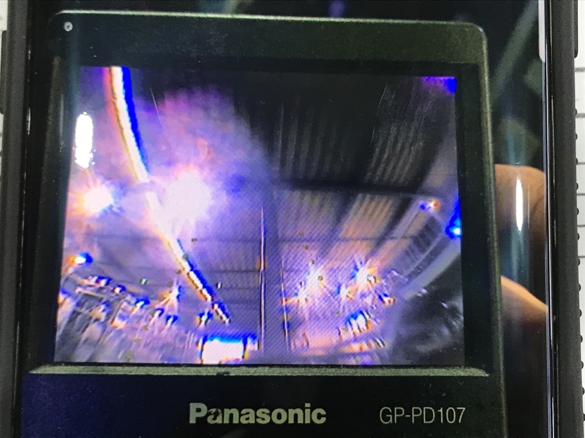 Panasonic GP-PD107 久しく リヤビューモニター