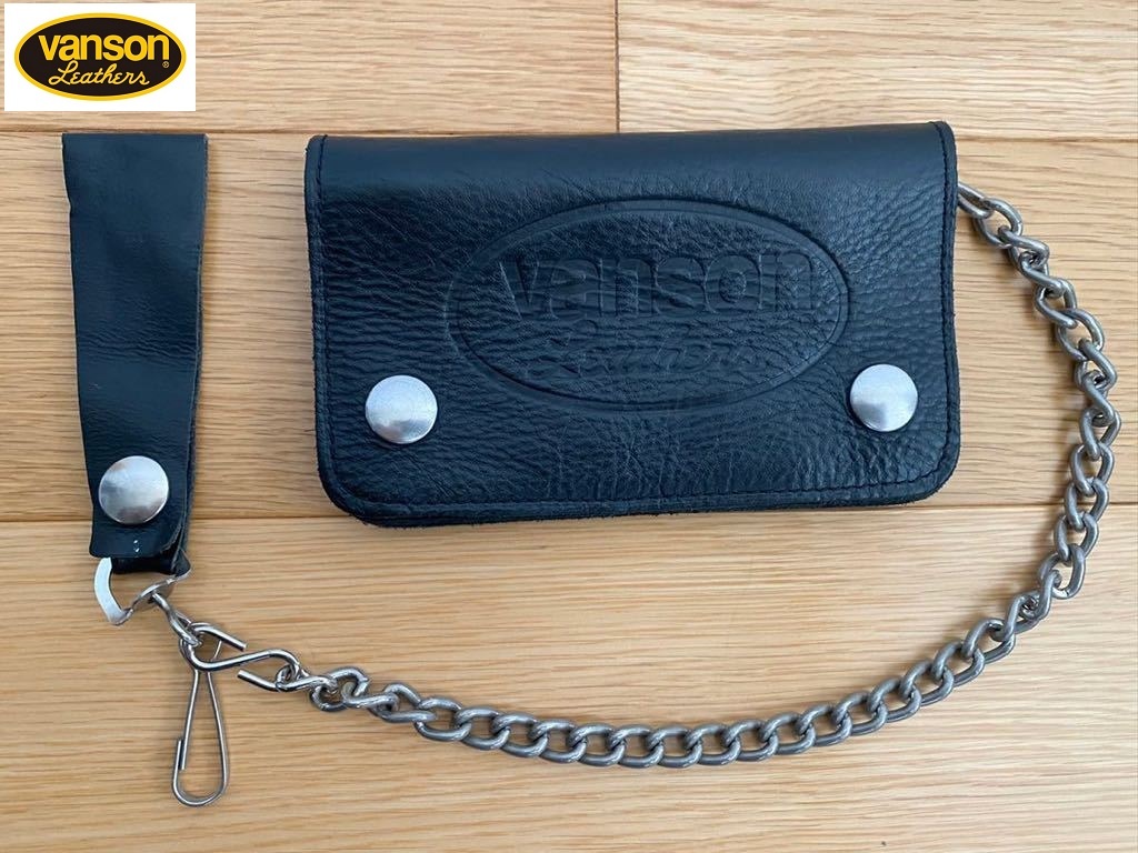 新品】VANSON バンソン 1990's VINTAGE VANSON 2-FOLD LEATHER WALLET