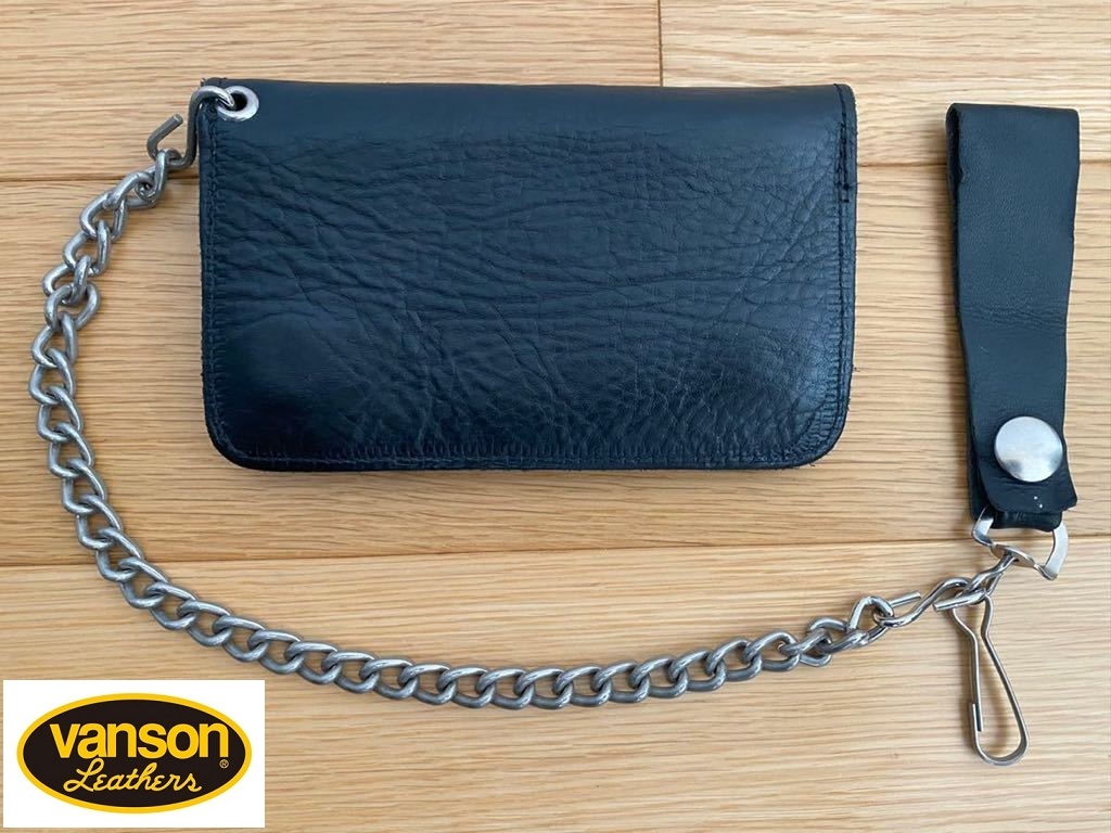 新品】VANSON バンソン 1990's VINTAGE VANSON 2-FOLD LEATHER WALLET