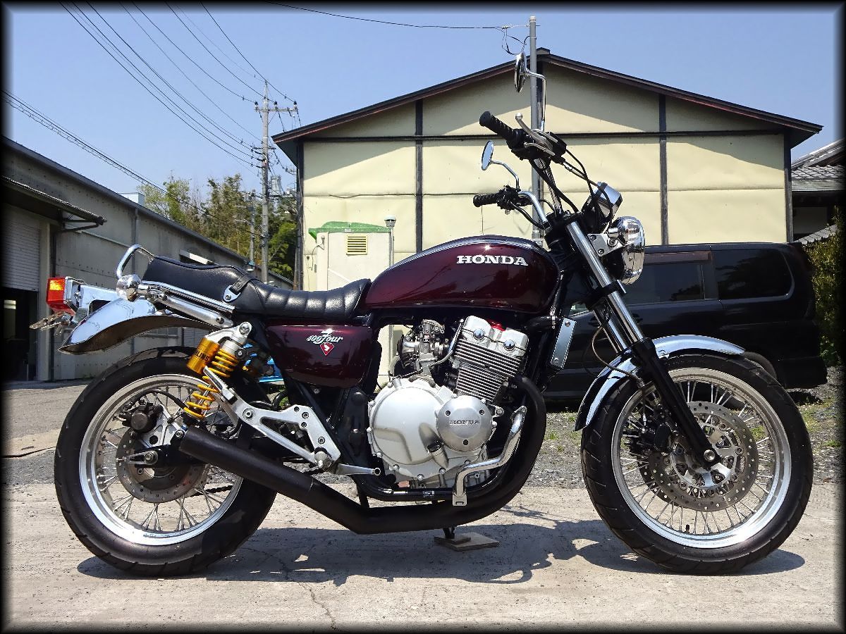 春のツーリングフェア☆CB400Four☆NC36☆カスタム☆オーリンズ☆TMR