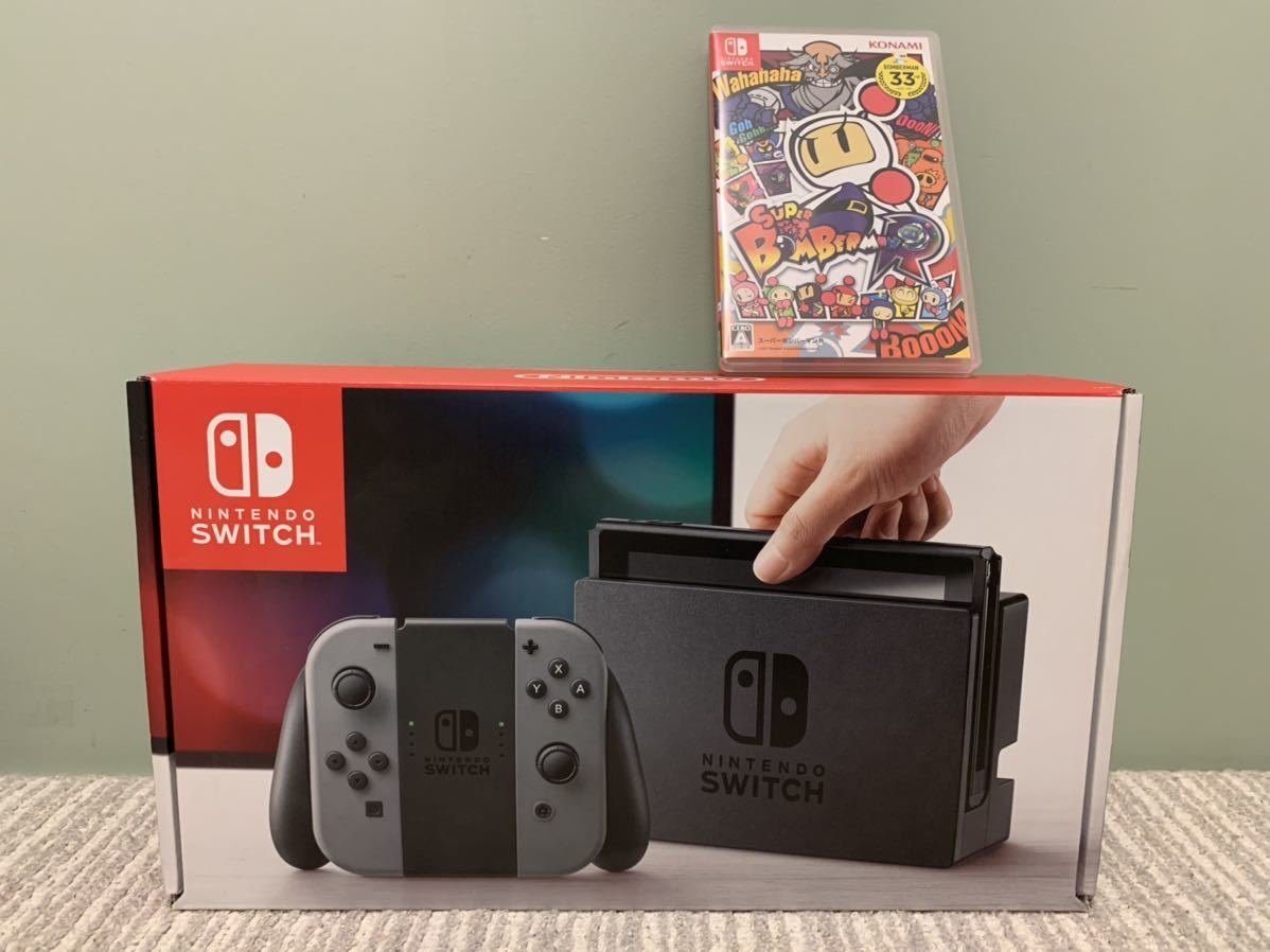 送料無料 ニンテンドースイッチ本体 Nintendo Switch 中古 ボンバーマン付き の落札情報詳細 ヤフオク落札価格情報 オークフリー スマートフォン版