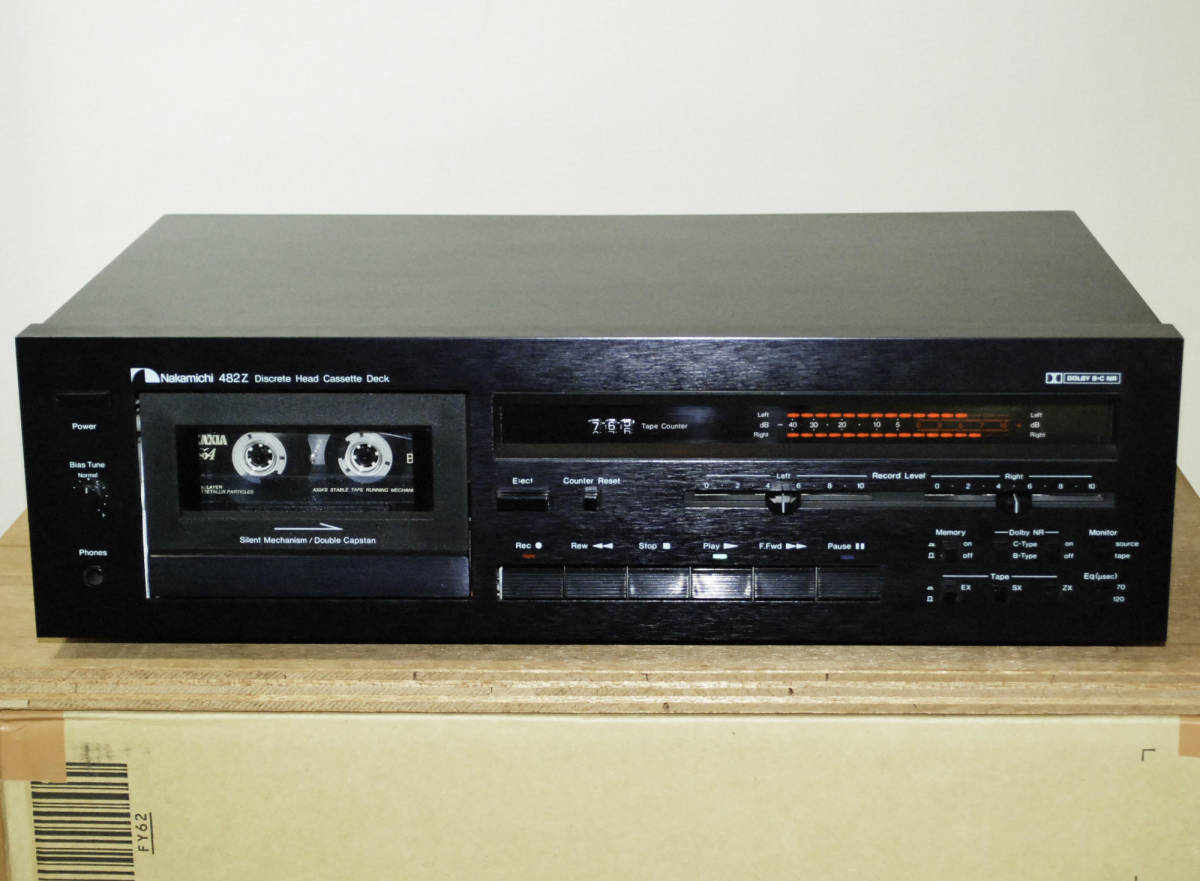 ★美品/動作品　Nakamichi 482 カセットデッキ Nakamichi 482カセットデッキ Nakamichi 482 3 Head Cassette