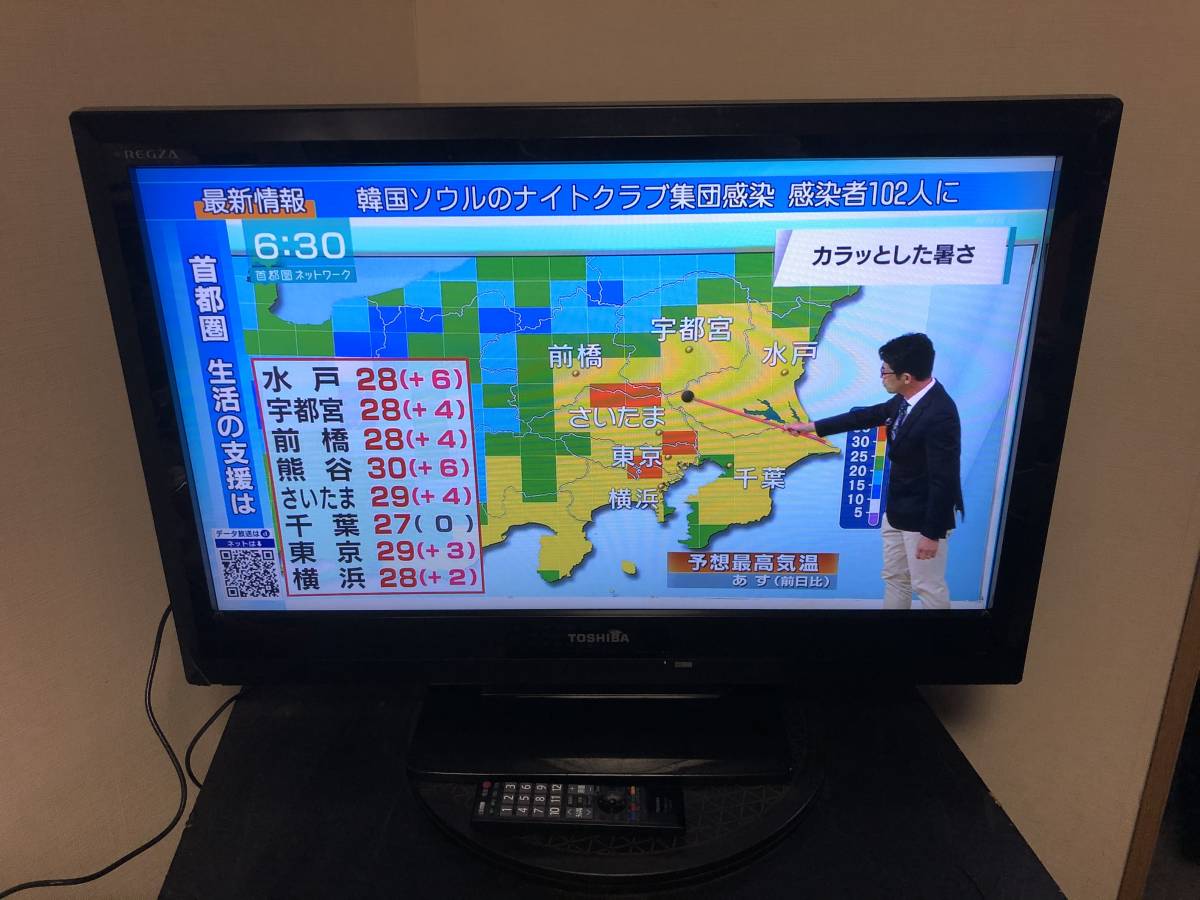 TOSHIBA 東芝 REGZA レグザ 32V 2011年製 BS CS 分配器 カード