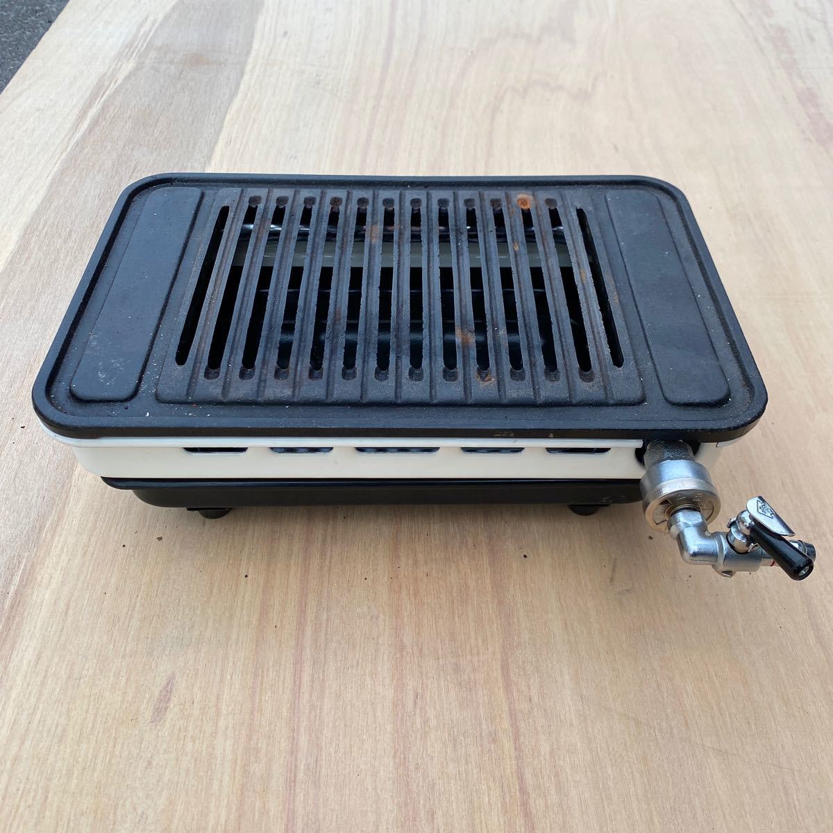 動作確認済 ロースター 焼肉 焼肉鉄板 LPガス 焼肉 ガス 業務用