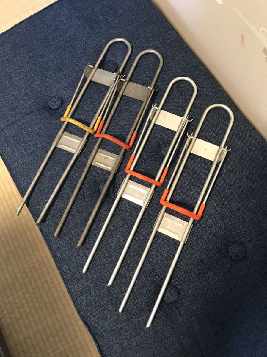 鯉釣り 投釣り スチール製 竿掛け 竿受け 中古4個セット の落札情報詳細 ヤフオク落札価格情報 オークフリー スマートフォン版