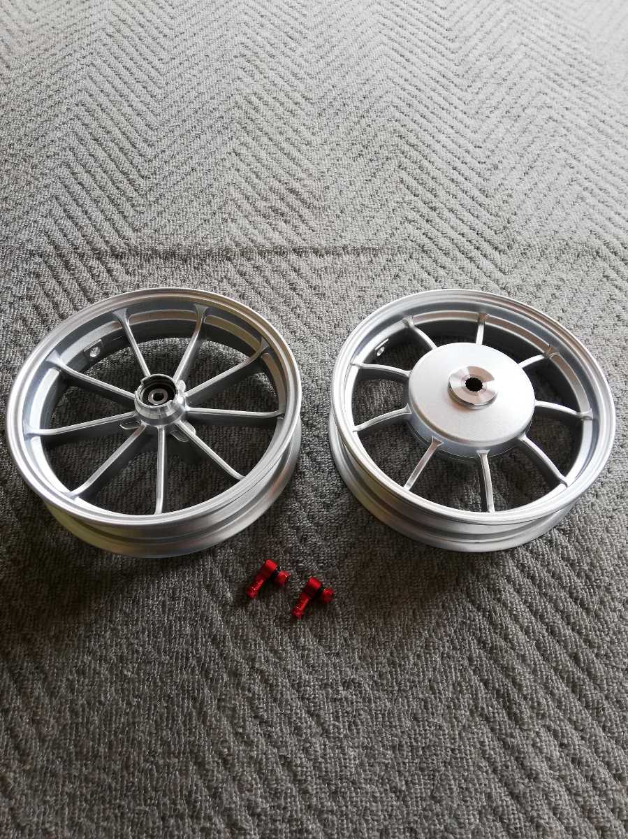新品】新品 ヤマハ スーパーJOG ZR ホイールセット 9本スポーク ジョグ 