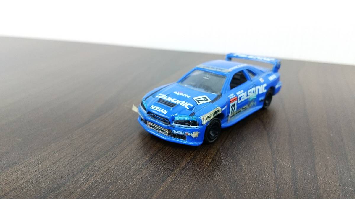 激レア]トミカ 2001 TOMY No.40 S=1/61 日産 スカイライン GT-R R34
