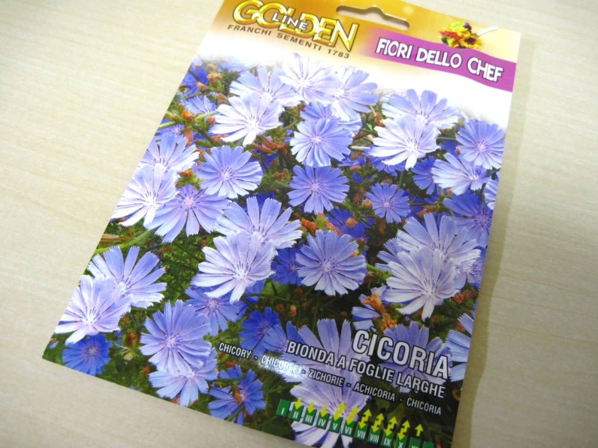 新品 青い 食用花 ブルー エディブルフラワー チコリー 種 30粒 種子のみ小分け 人気 食用 希少 Cicoria 珍しい レア 青 花 ケーキに Franchi社 の落札情報詳細 ヤフオク落札価格情報 オークフリー スマートフォン版