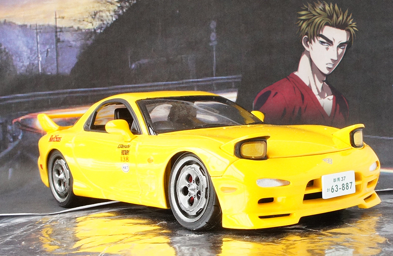 ホットワークス 1/24 1991 マツダ RX-7 FD 頭文字D 高橋涼介 訳有